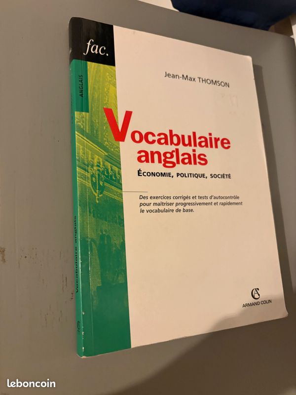 7. Vocabulaire anglais - Économie, politique, société (image 2)