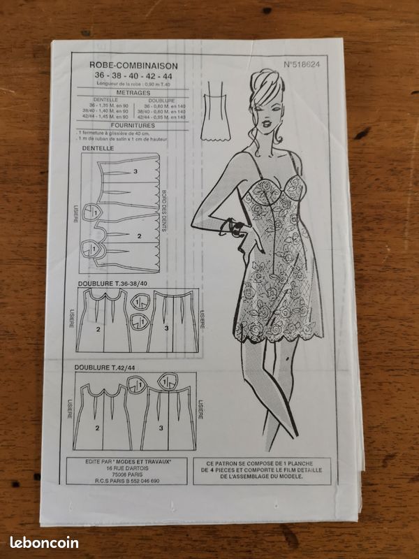 Dentelle + patron robe (image 6)