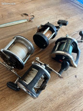 Lot De 3 Moulinets De Pêche Vintage – Ocean City, Langley, Union Hardware – Collection