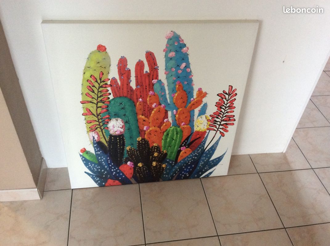 Cadre toile. Cactus (image 1)