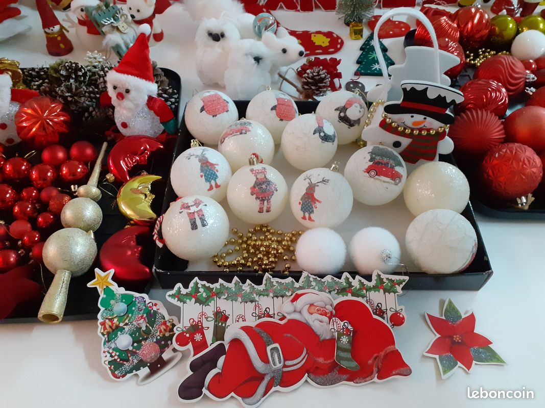 Boule De Décoration De Noël, 20 Pièces Boule Transparente Avec 18 M De