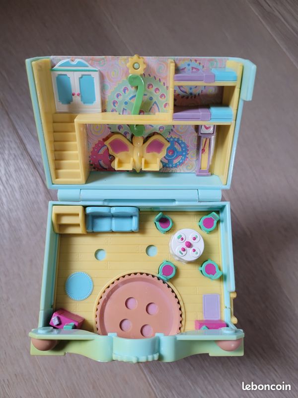 Polly Pocket Bluebird – Funtime Clock – 1991 – Occasion – Fonctionne