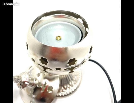 Brûle-encens électrique argenté (image 3)