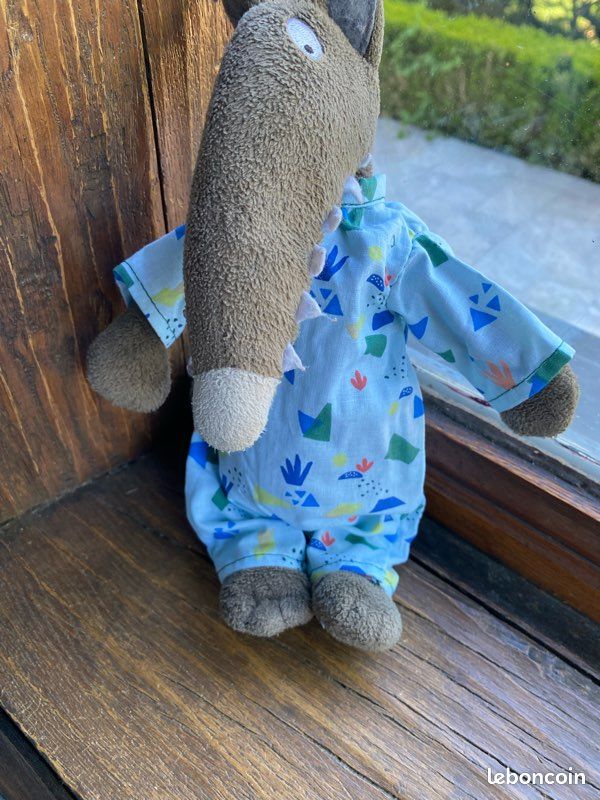 Vêtement combinaison M Loup peluche de Auzou Lallemand Jeux Jouets - Main Image