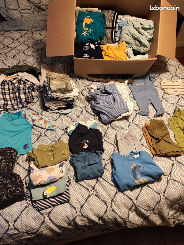 Gros lot vêtements de 0 à 9 mois (image 1)