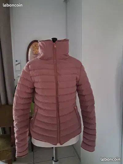 Doudoune coloris vieux rose Tokyo Taille S ou 36 Vêtements