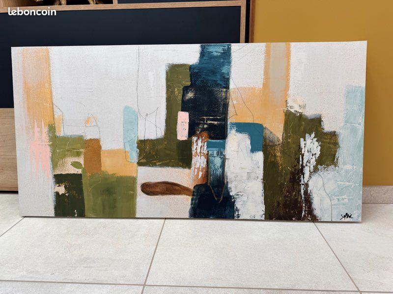 Peinture abstraite toile (image 1)