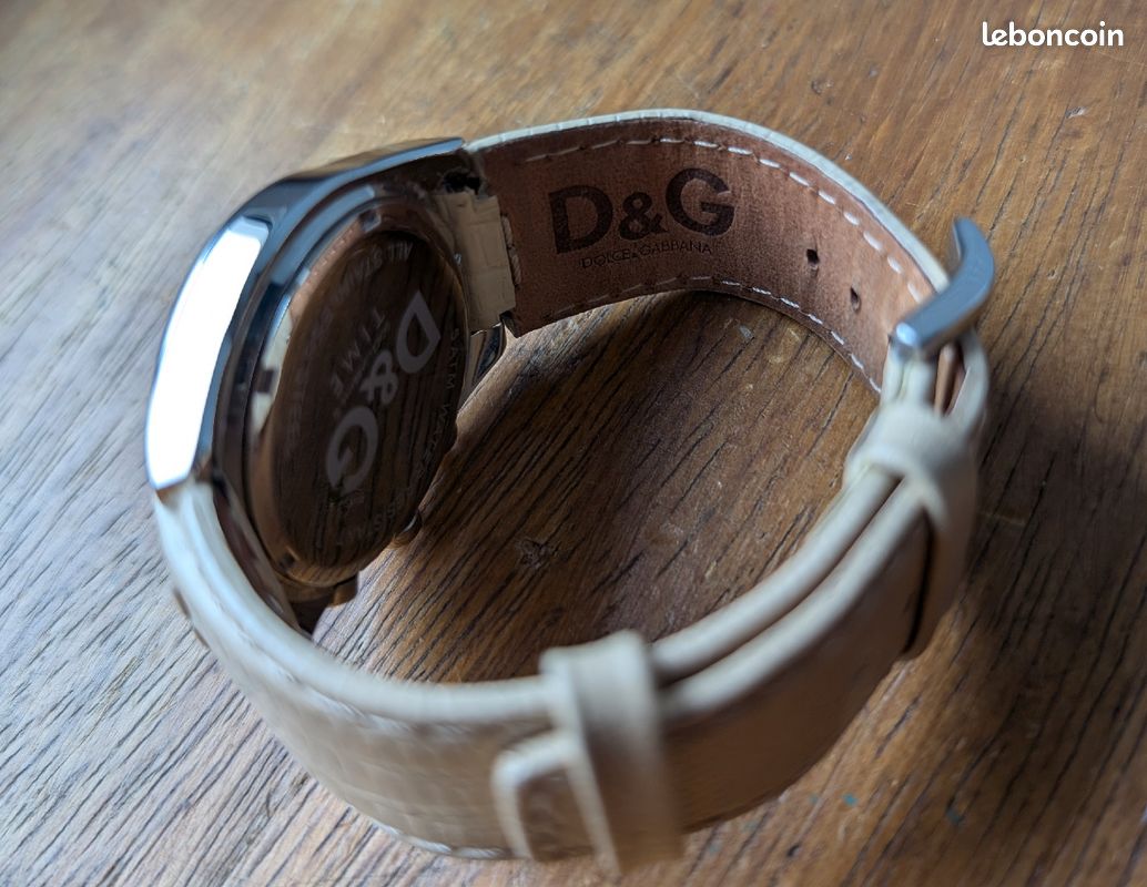 Montre Femme Dolce Gabbana DW0258 Bracelet en cuir beige