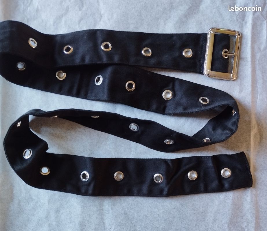 Ceinture noire en Tissu (image 1)