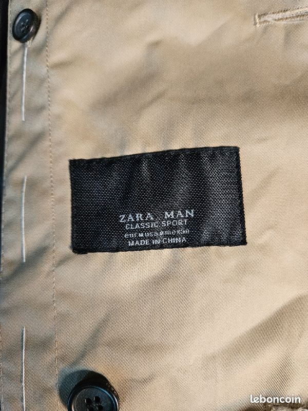 Zara Manteau Long Sport Homme MANTEAU LONG ÉPAULETTES Noir ZARA France