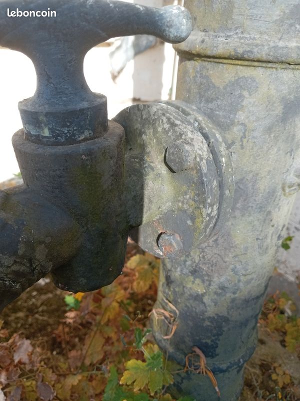 Robinet fonte de pompe 19e siecle (image 2)