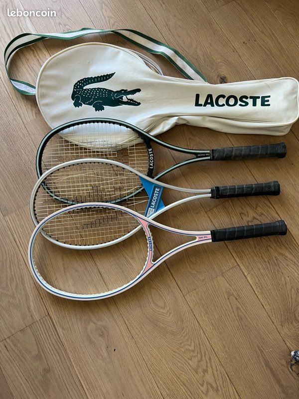 Lot de trois raquettes de tennis vintage ! État vintage ! Slazenger Oranties des années 1970, Rucanor FEARLESS et Blue Smash