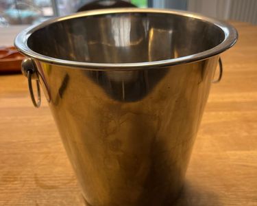 Seau à Glace En Métal Martelé – Argenté – Déco Chic Ou Apéro