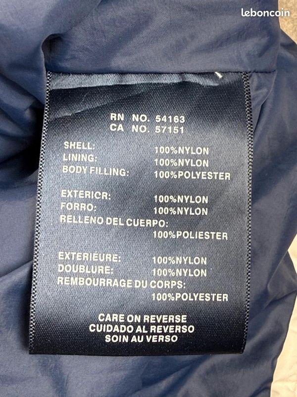 Gilet Tommy Hilfiger matelassé zippé doudoune sans manches col montant Blanc Femme taille L #CC0018 (image 8)