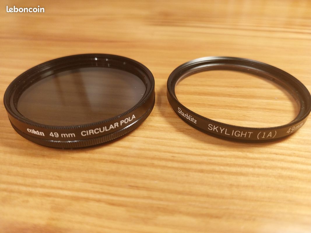 Lot filtres 49 mm (image 1)