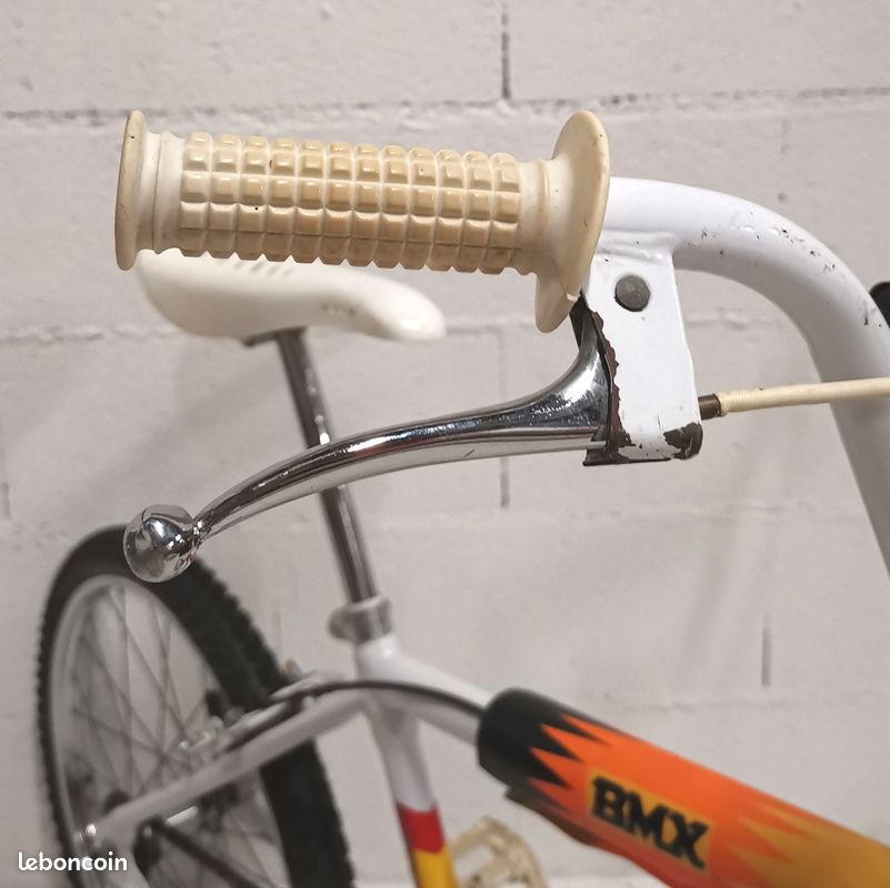 Pad De Guidon BMX Old School - Rapido RMX 20 - Blanc - Années 80