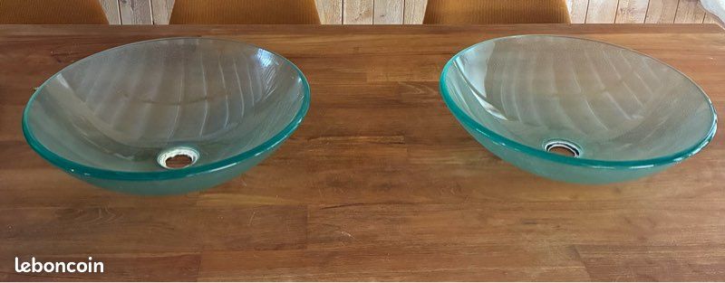 2 vasques à poser pour salle de bains (image 1)