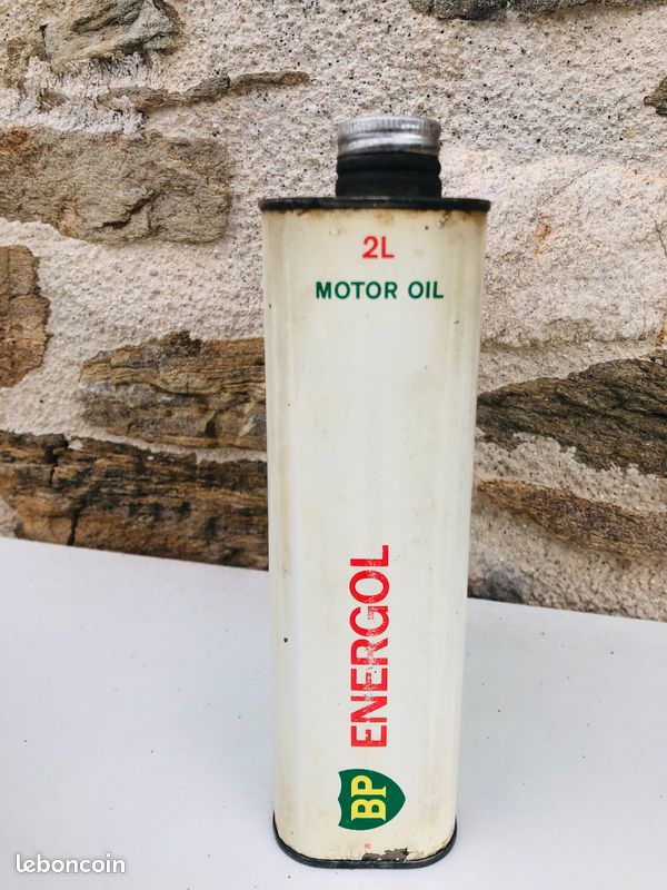 ancien bidon d huile Bp energol vide Collection garage