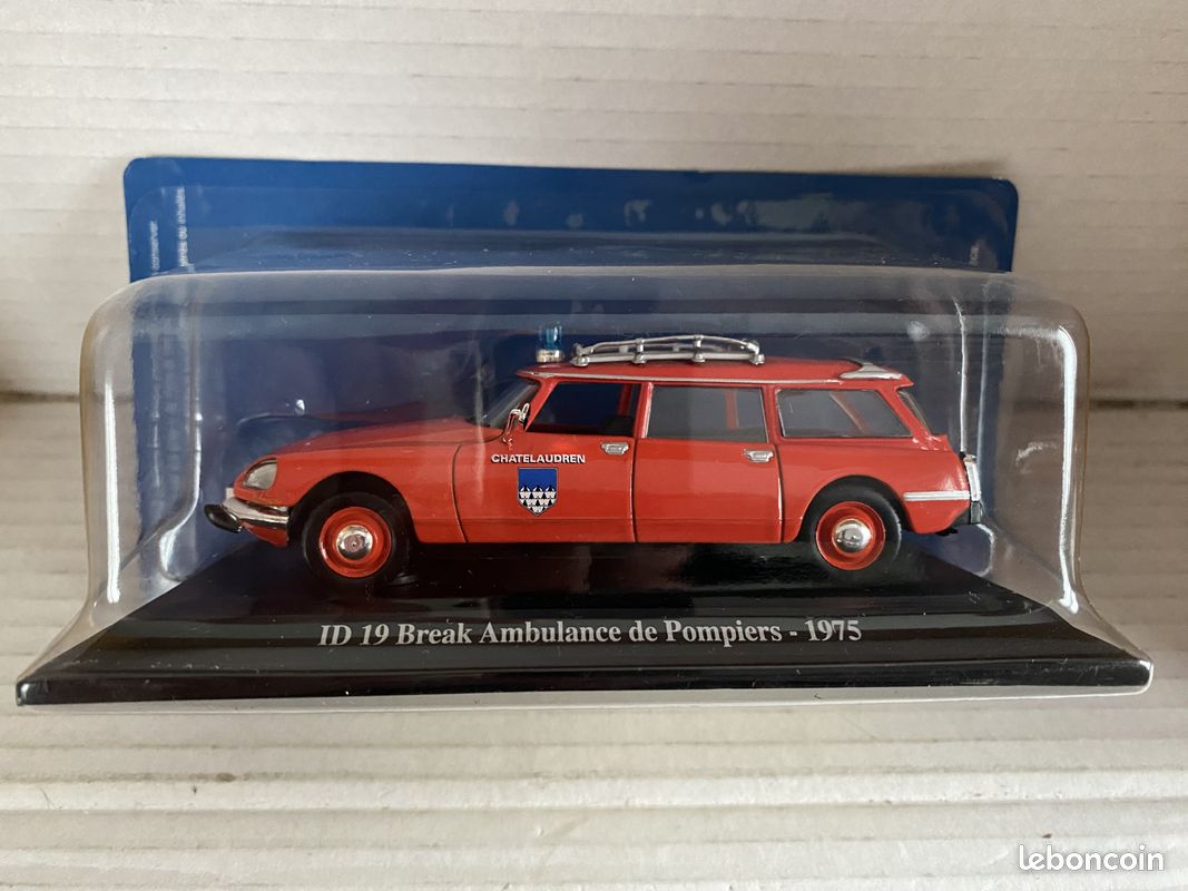 Citroën Break ID19 Ambulance Norev 1/43 - N°40 - Miniature De Collection