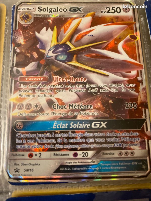 Carte Pokémon Solgaleo GX (image 1)