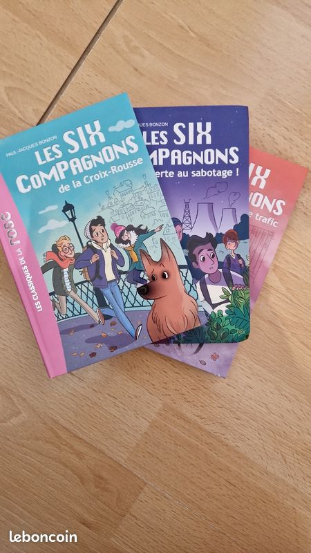 Lot de 9 livres "Les six compagnons" (image 1)