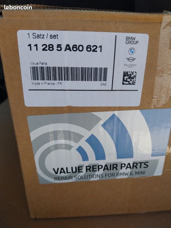 Kit de courroie d'accessoires avec poulie damper pour BMW Mini, neuf (image 3)