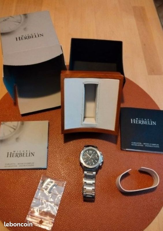 Montre Homme Michel Herbelin à Réparer Ou Pour Pièces - Mouvement ETA 978.002 - Modèle 6063