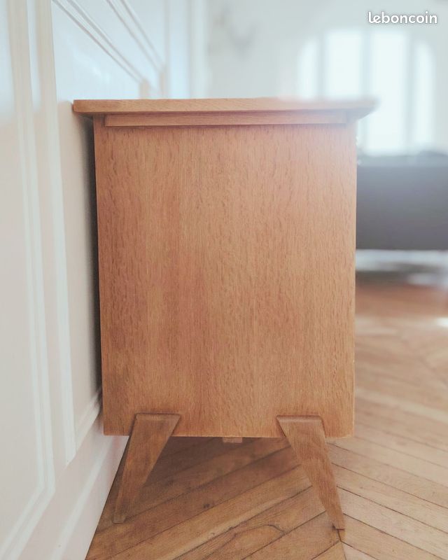 Bureau vintage rénové, style scandinave, années 50-60 (image 6)