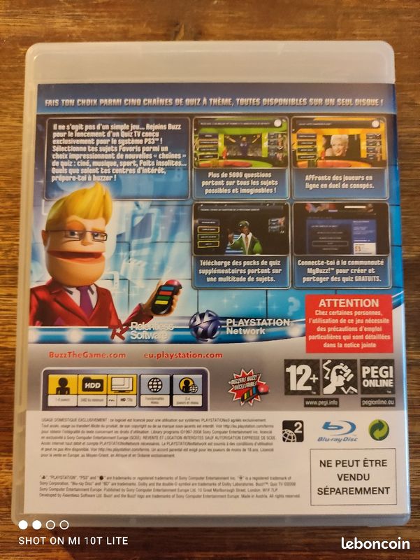Jeux PS3 buzz quiz TV (image 2)