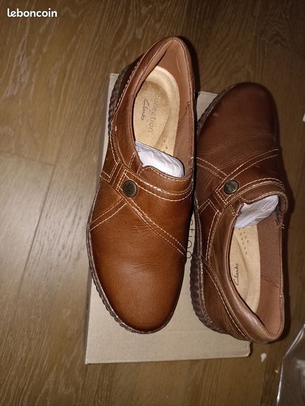 Chaussures cuir CLARKS femme Chaussures