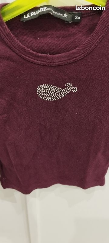 Tee shirt fille le phare de la baleine (image 4)
