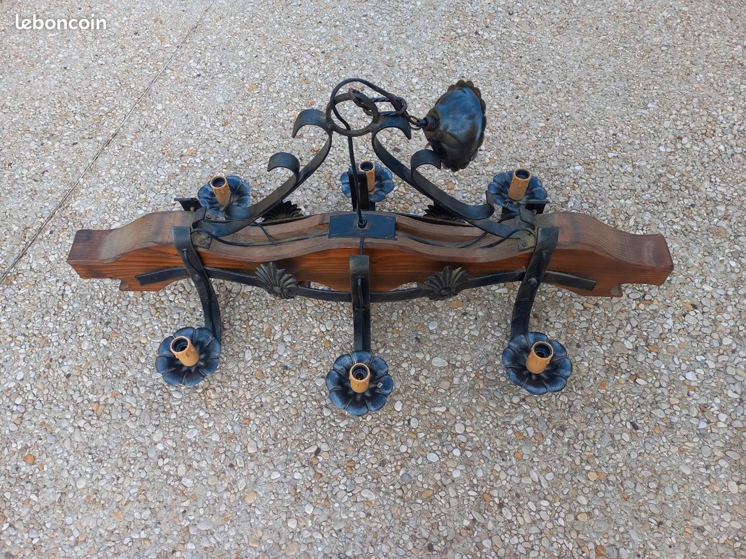 Lustre rustique (image 1)