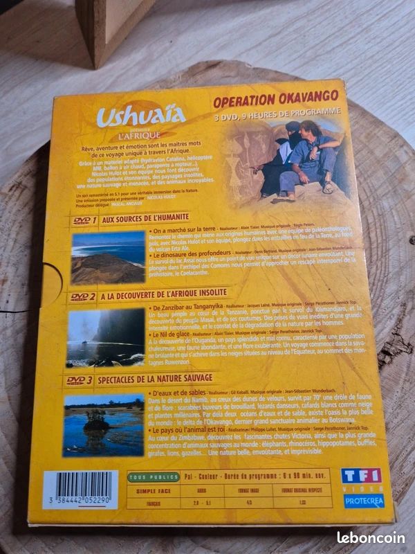 Coffret 3 dvd Ushuaïa présente l'Afrique (image 2)