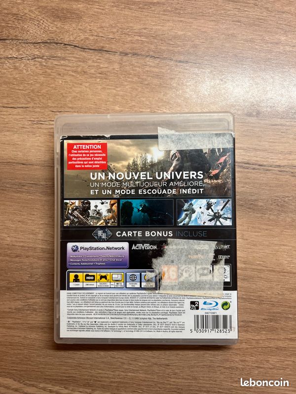 Call Of Duty Ghosts – PlayStation 3 (PS3) – PAL, Version Française – Bon état