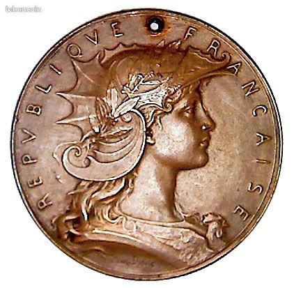SUPERBE MÉDAILLE DE prix de tir EXCELLENCE en argent 1913 EUR 25,00
