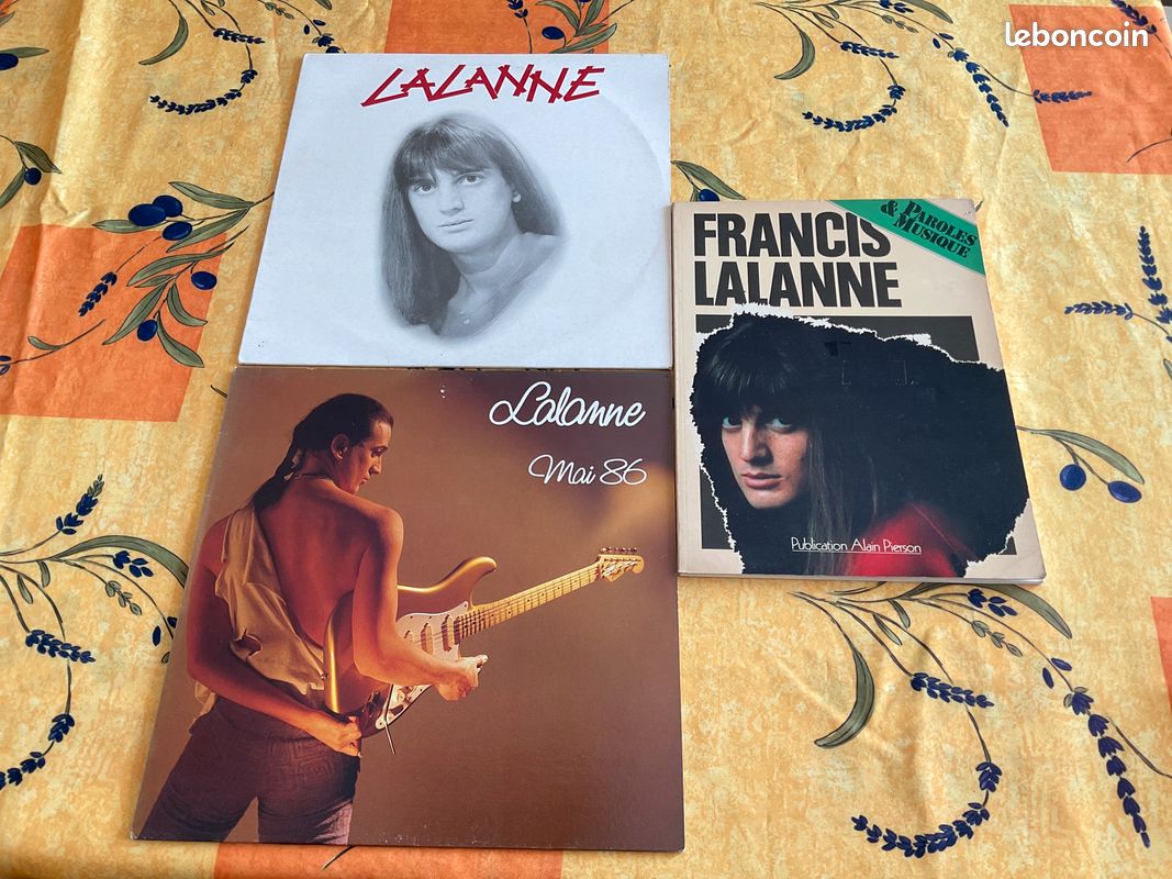 2 vinyles 33T Francis Lalanne (image 1)