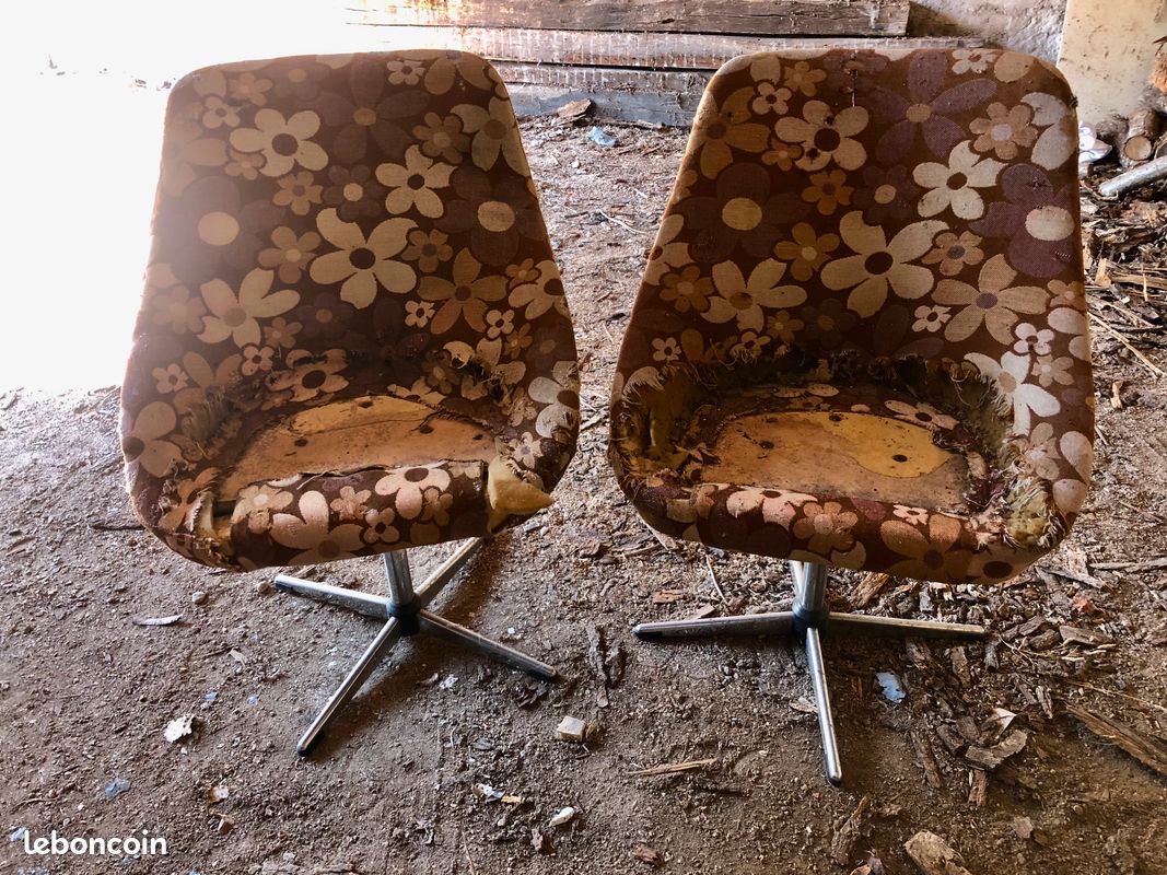 Fauteuils année 70 (image 3)