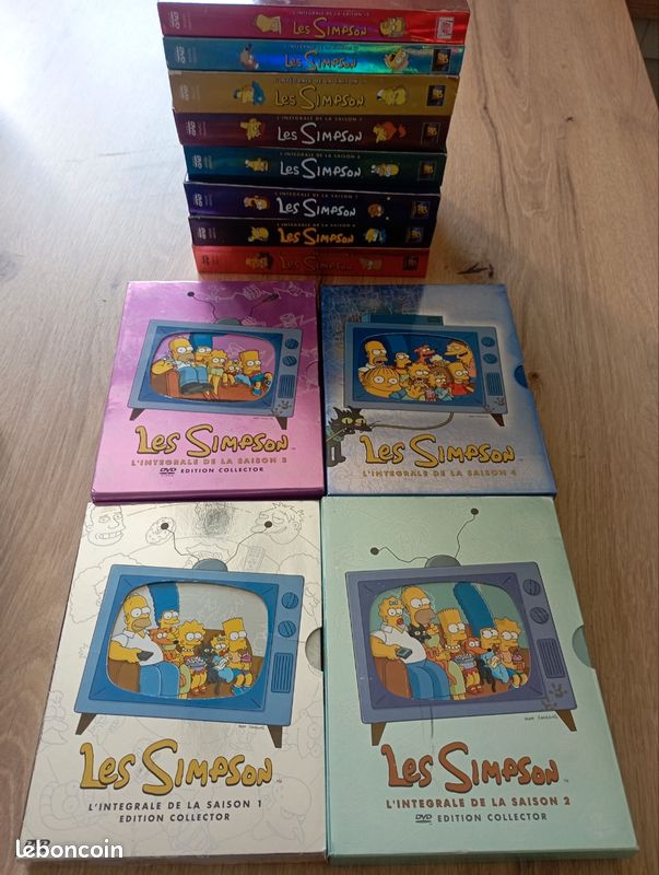 Coffret les Simpson saison 1 à 12 (image 1)