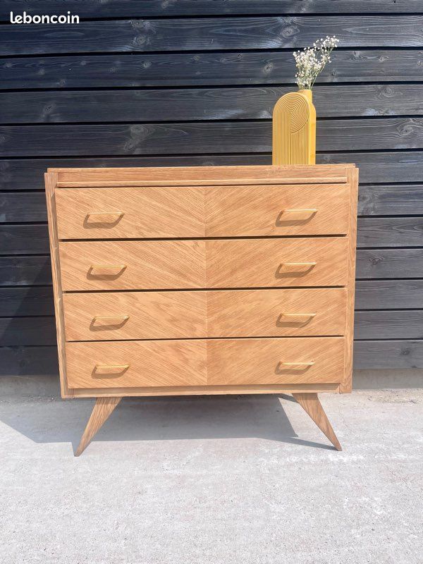 Commode vintage pieds compas (image 6)