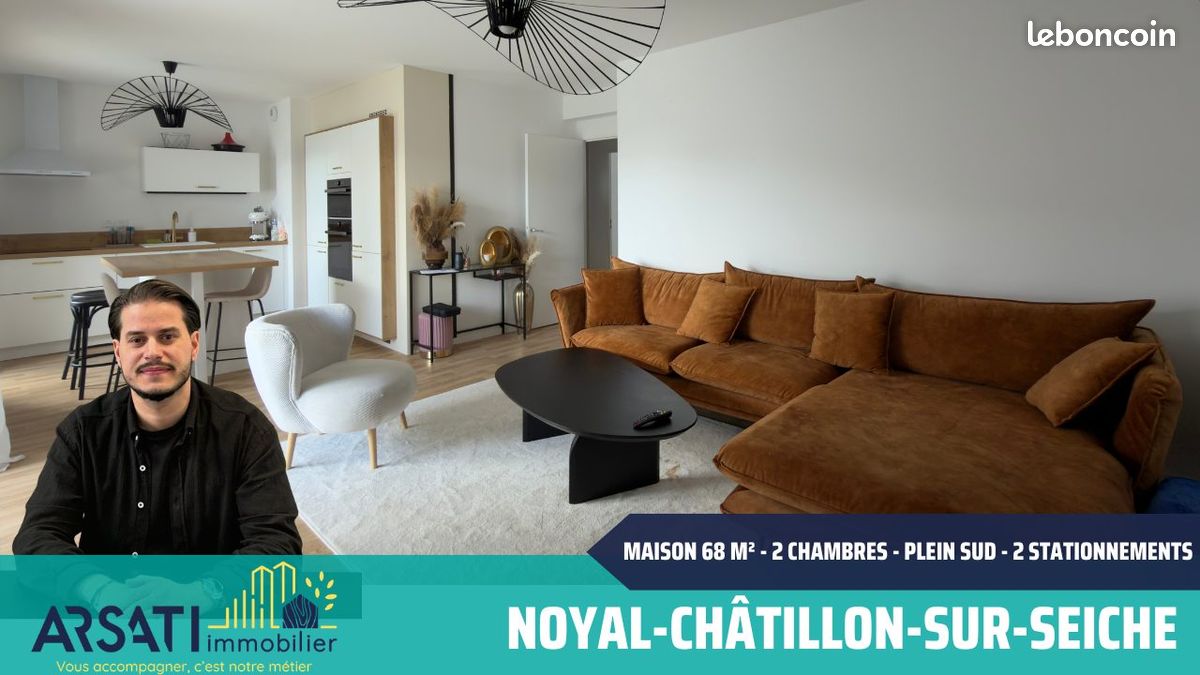 Appartement 3 pièces 68 m² · à Noyal-Châtillon-sur-Seiche · 68 m² · 229 850 €