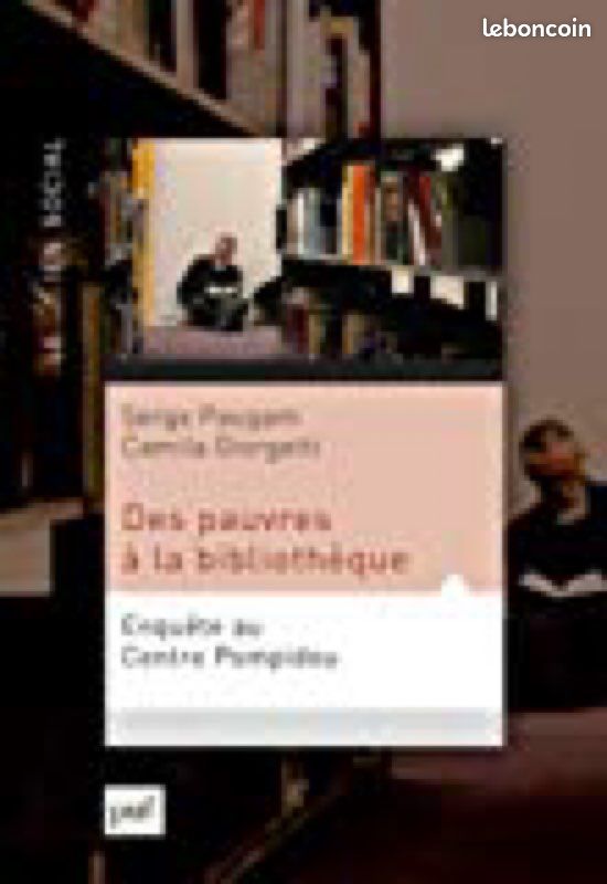 Des pauvres à la bibliothèque - livre sociologie (image 1)