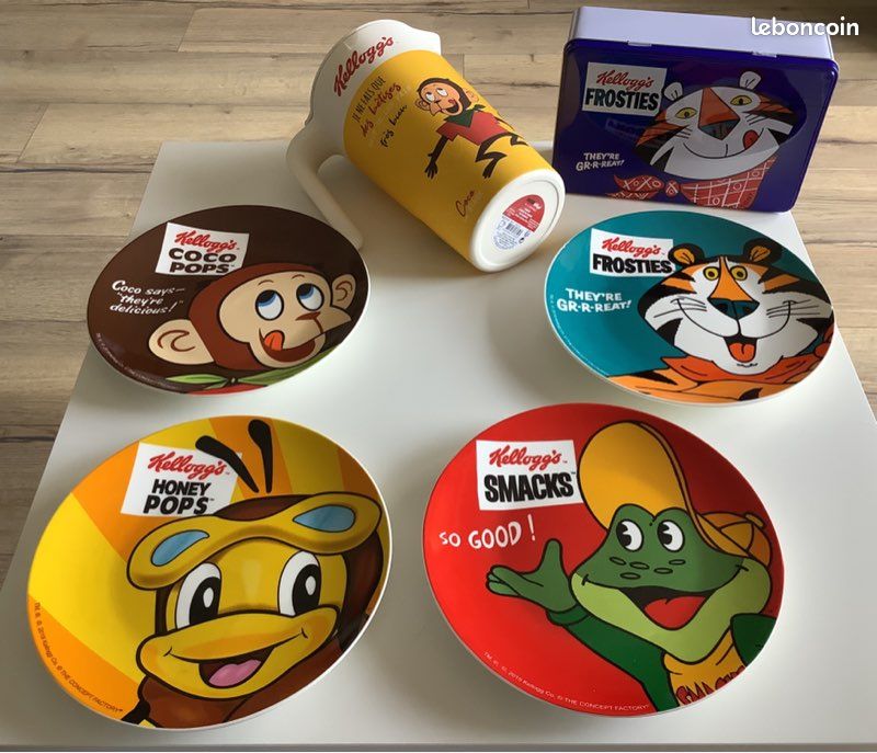 Lot vaisselle kellogg’s vintage (image 3)