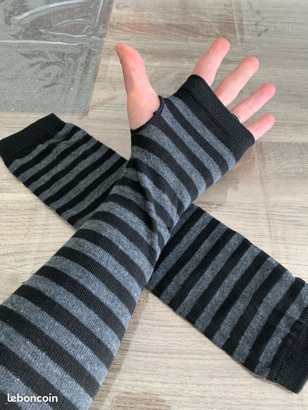 Mtanes Pure Lane Trcotées à La Man, Chauffe Pognets Sans Dogts