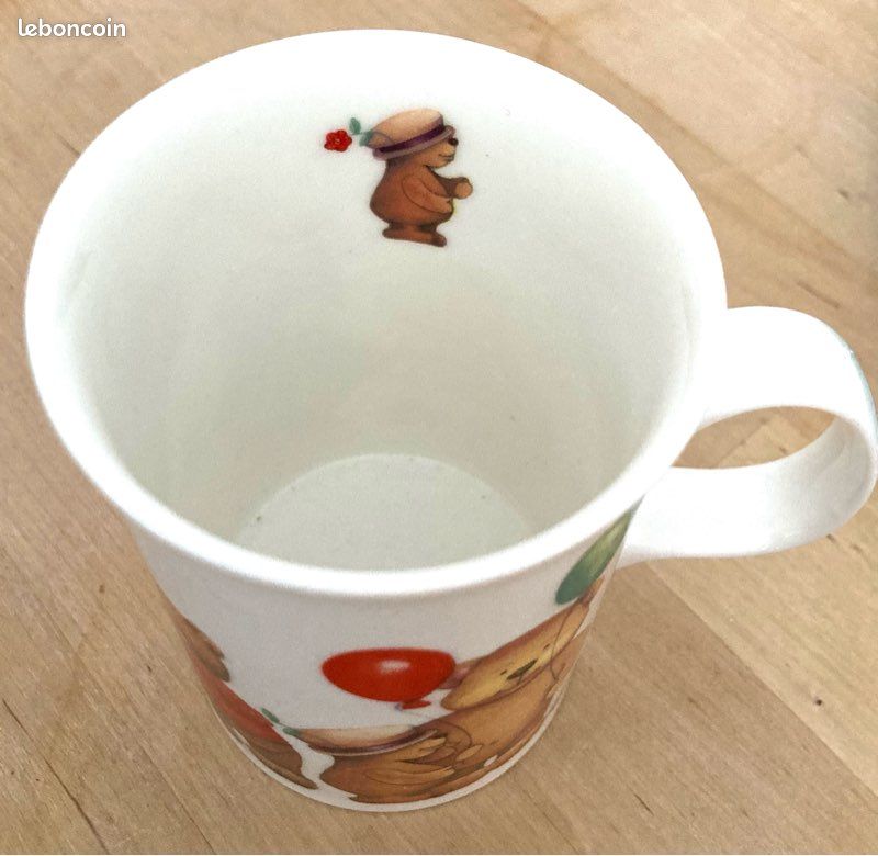 Lot De 2 Mugs Dunoon - Jungle : Éléphant Et Girafe - Design Ruth Boden