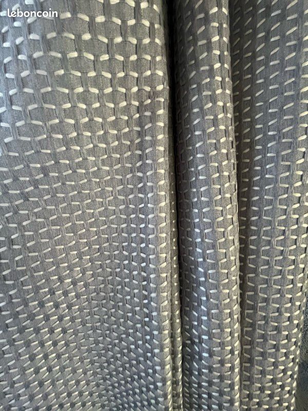 Paire de rideaux gris (image 1)