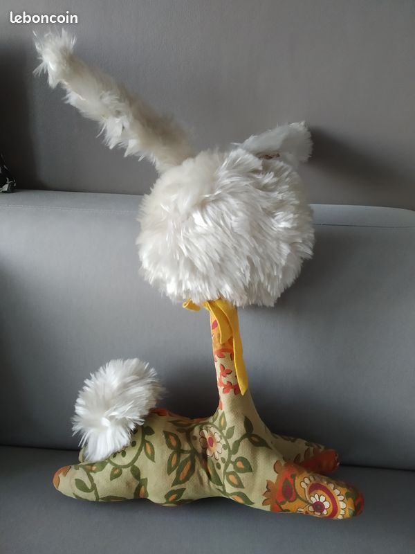 Etonnante peluche vintage lapin années 70 (image 4)