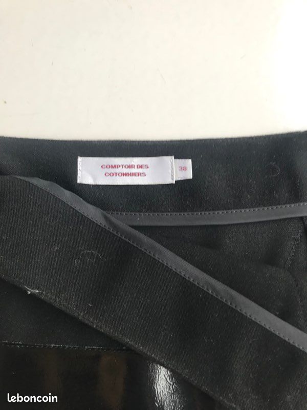 Mini jupe noire comptoir des cotonniers 38 (image 6)