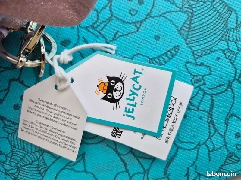 Porte-clés Jellycat Dragon lavande (image 8)