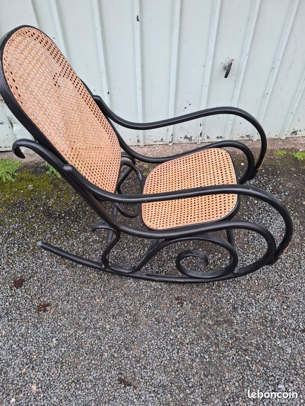 Chaise a bascule rocking vintage (image 1)