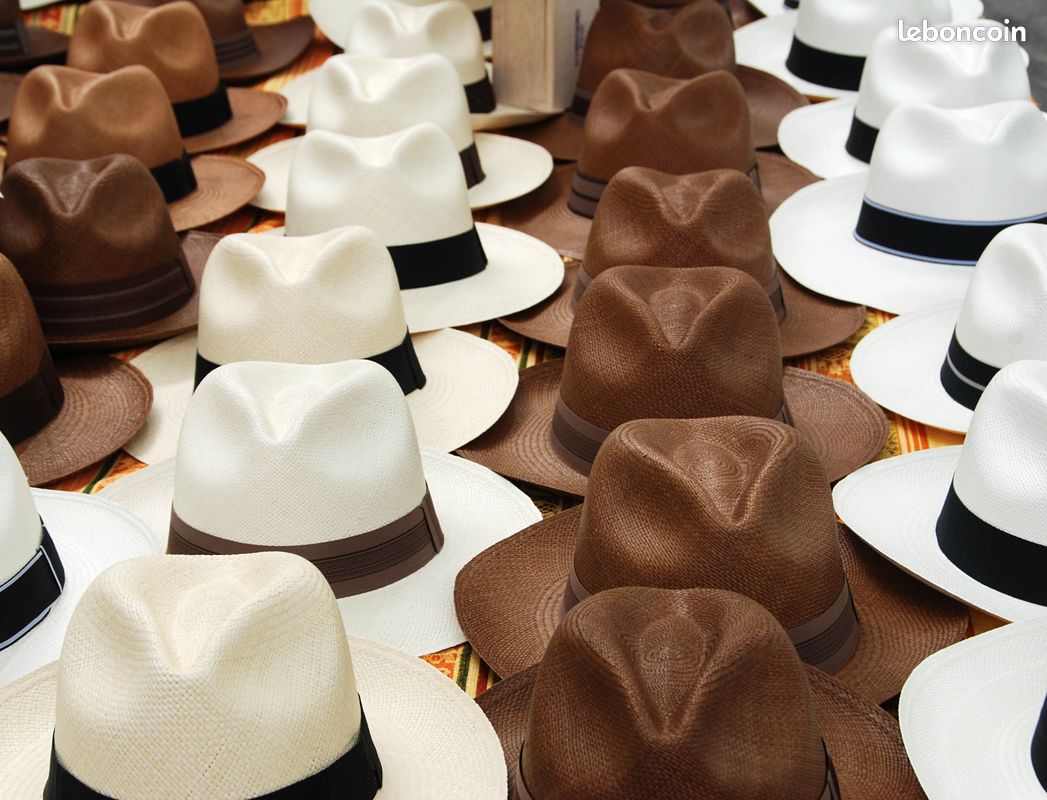 Chapeau Panama Cond'or Hat XL - Fait Main En Paille Luxe, Marron Clair - Idéal été Et Occasions Formelles